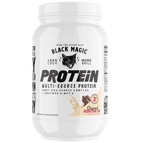 Horchata protein powder black magic